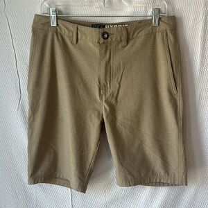 BKE Hybrid Tailored Fit Brown Shorts Size 29x20